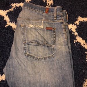 7 for all mankind men’s jeans sz 34